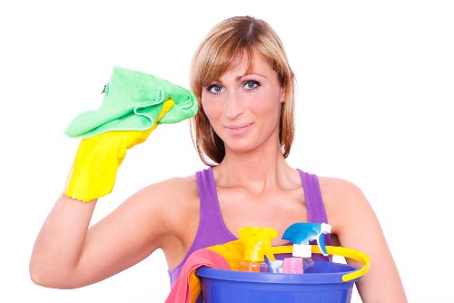 Professional office cleaning in a Kingston workplace with desks and shared areas