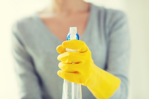 Local cleaners preparing a Kingston home after renovation work