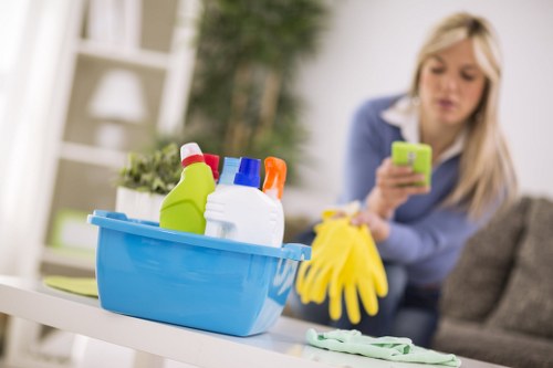 Carpet cleaning equipment in a Kingston flat or apartment